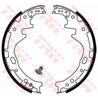 Fren Pabuçlu Balata Arka Nissan Pickup (D21)(09.1985->)  MGA 54228