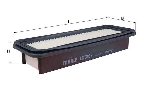 Hava Filtresi  Nissan Micra (K13K/KK)(07.2010->)  MAHLE LX 3887