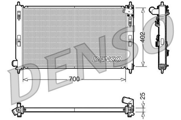 Su Radyatörü  DENSO DRM45032