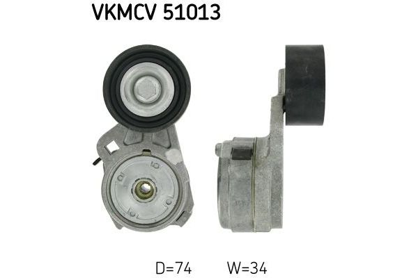 Vantilatör Kayış Gergi Rulmanı  SKF VKMCV 51013