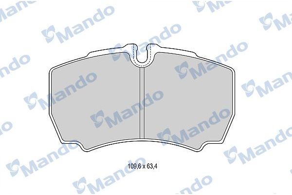 Fren Disk Balata Arka Iveco Daily Kargo Aracı  (Brüggen)(2011->)  MANDO MBF015050