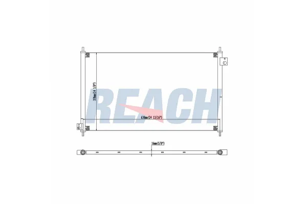 Klima Radyatörü  MGA 82540