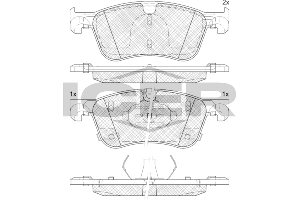 Fren Disk Balata Ön Mercedes T -Serisi (BM 420)(05.2022->)  AYD 60875A