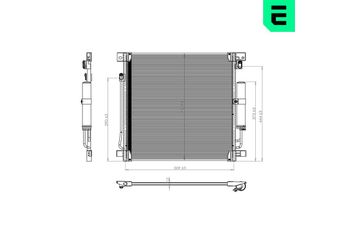 Klima Radyatörü  ERA 667472  6000607000 7812A292