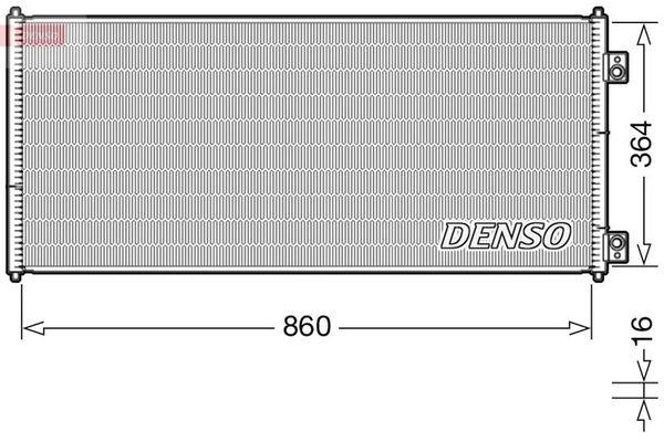 Klima Radyatörü  DENSO DCN10032
