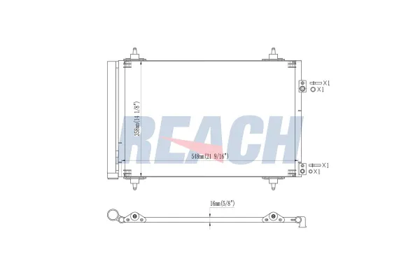Klima Radyatörü  REACH 1.30.0656.PD
