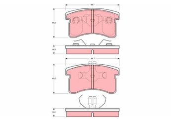 Fren Disk Balata Ön FTE 9001369  449187206 449187209  449187206000 04491-87206-000 449187209000 04491-87209-000 449187217000 04491-87217-000 449187218000 04491-87218-000 449187228000 04491-87228-000 0449187206 0449187209 449187217 0449187217 449187218 0449187218 449187228 0449187228 449187229 0449187229 449187229000 0449187229000