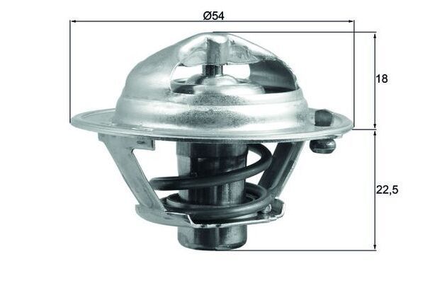 Termostat  Kia Ceed (JD)(2012->)  MAHLE TX 166 85D