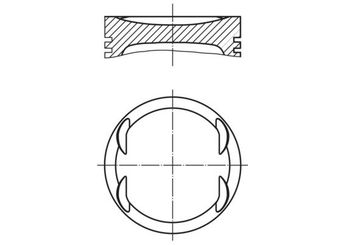 Piston (83.50MM-0.50)  MAHLE 001 PI 00175 002  A2700302517