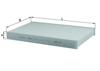 Polen Filtresi  MAHLE LA 138  6479C2 647975 6447KK 6447KL 6447NT 6447NV 6447TJ 6447TL 647932 647941 9635064380 963506438003 9636086280 963608628003 9687459780 E146034 E146071 E146155 E146177 9655548380