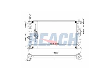 Su Radyatörü  MGA 87118  1300160 1300221 1300223 1300240 1300159 1300182 24402888 52464524 52464573 52479099 52479101 52484607 52488059 52492106 52492109 1300180