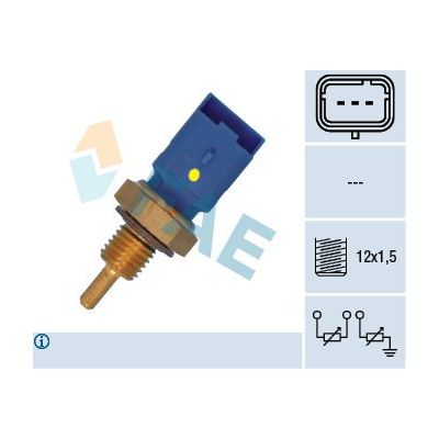 Hararet Müşürü  Peugeot 206 (08.1998->)  FAE 33795