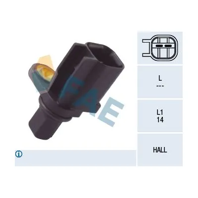 Abs Sensörü Arka Sağ veya Sol Volvo C30 (09.2006->)  FAE 78113