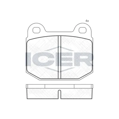 Fren Disk Balata Arka Opel Speedster (2000->)  AYD 60663A