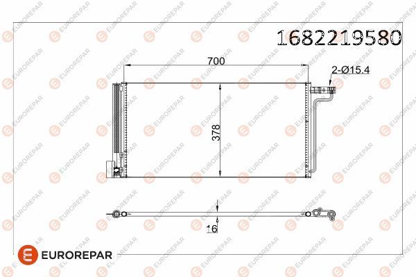 Klima Radyatörü  EUROREPAR 1682219580