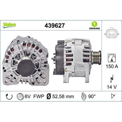 Alternatör  VALEO 439627