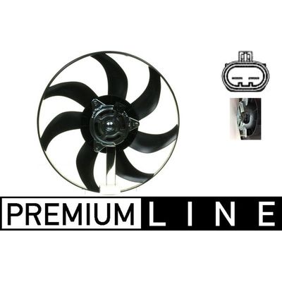 Radyatör Fan ve Motoru  Opel Signum (07.2005->)  MAHLE CFF 322 000P