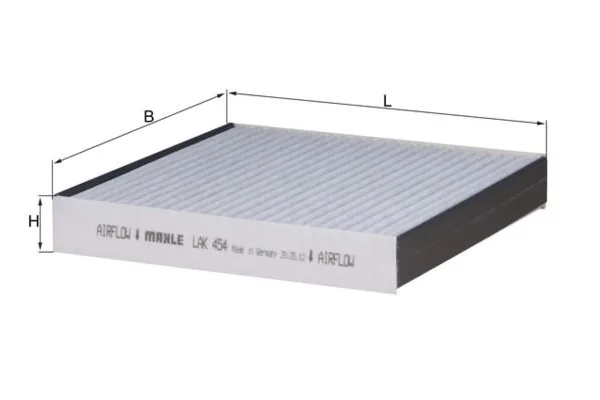 Polen Filtresi  Jaguar XJ (X351)(2009->)  MAHLE LAK 454