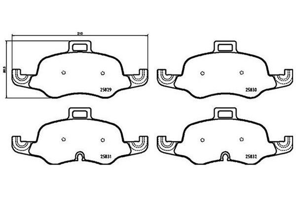 Fren Disk Balata Ön Audi TT Coupe (FV3)(10.2014->)  MAGNETI MARELLI 363700485160