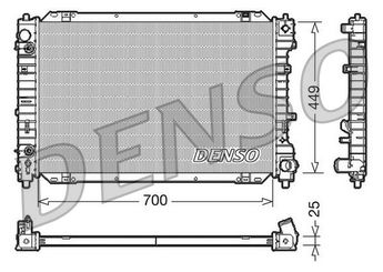 Su Radyatörü  DENSO DRM10087  DRM10087 YF1015200 YF4715200