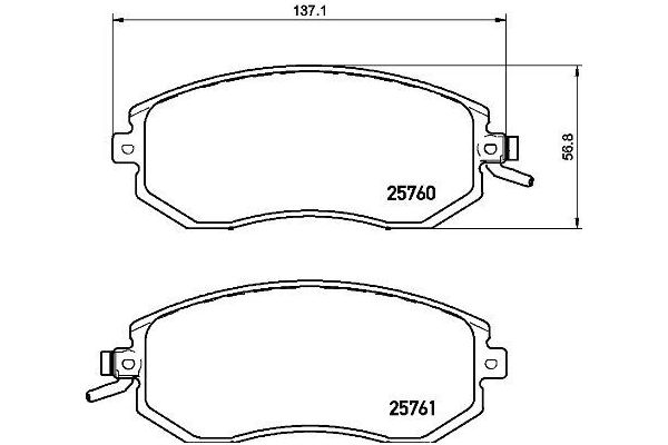 Fren Disk Balata Ön Toyota GR86 (ZN8)(02.2022->)  BREMBO P 78 021