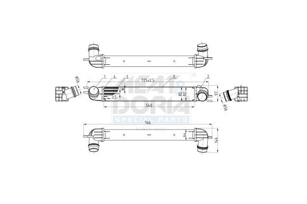 Turbo Radyatörü  MINI Cabrio (R57)(2008->)  ORİS IMM002064