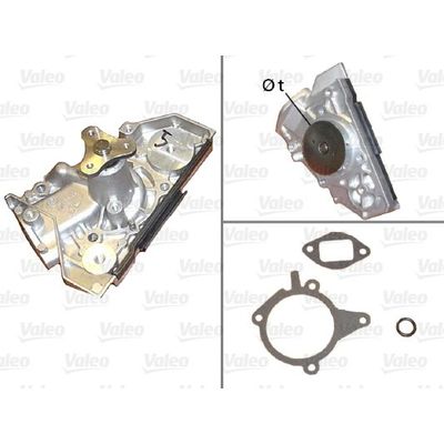 Devirdaim Su Pompası  Kia Rio (BC)(2000->)  VALEO 506817
