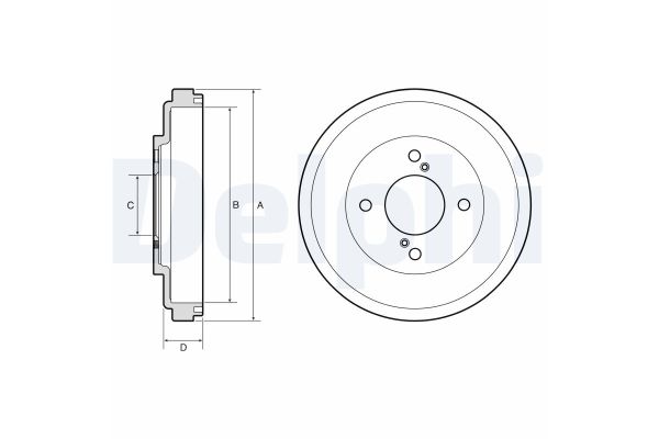 Kampana Arka Sağ veya Sol DELPHI BF673