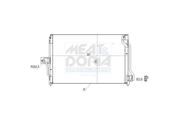 Klima Radyatörü  MGA 82352