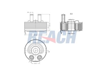 Motor Yağ Soğutucu  BROM NS5075  21305 5M301 5M300 213055M301 21305-5M301 213055M300