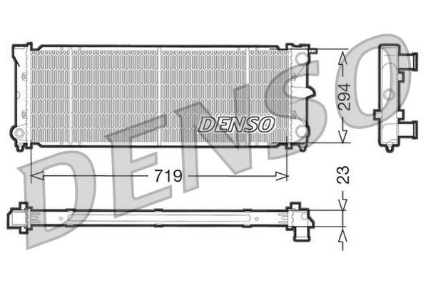 Su Radyatörü  DENSO DRM32026