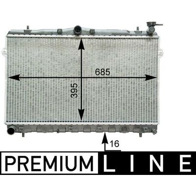 Su Radyatörü  Hyundai Coupe (RD)(2000->)  MAHLE CR 1282 000P