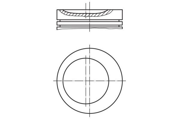 Piston (84.50MM-0.50)  GOETZE 87-70221-050