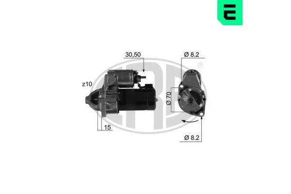 Marş Dinamosu  Mercedes A -Serisi (BM 168)(05.1997->)  ERA 220442