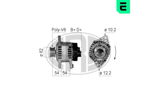 Alternatör  Alfa Romeo 145 (1994->)  ERA 210344A