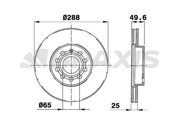 Fren Disk Ayna Ön Sağ ve Sol BRAXIS AE0026