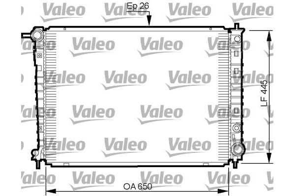 Su Radyatörü  Hyundai H-1 (->2008)  VALEO 735512