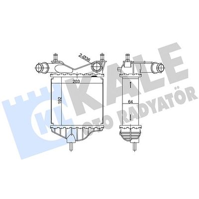 Turbo Radyatörü  Lancia Ypsilon (101)(09.2003->2012)  DENSO DIT09101