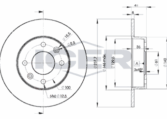 Fren Disk Ayna Ön Sağ ve Sol AYD 50492  7701204285 7700716947 77 00 716 947 77 01 204 285 7701716947 77 01 716 947