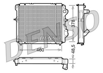 Su Radyatörü  DENSO DRM23007  DRM23007 7700804240