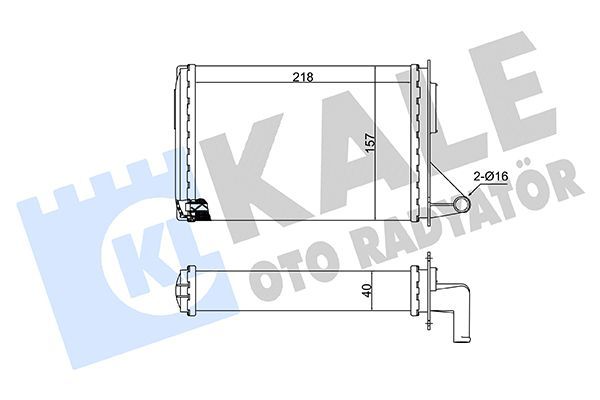 Kalorifer Radyatörü  KALE 117000