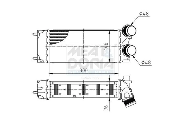 Turbo Radyatörü  MAHER 14773