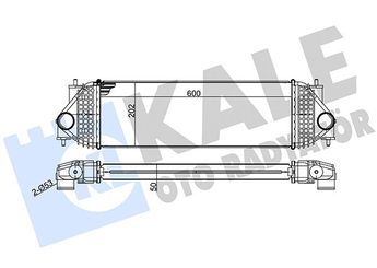 Turbo Radyatörü  KALE 342365  1362067J00 1362067J01 1362067J0 1362067J02