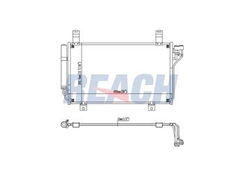 Klima Radyatörü  ORİS CMZ799012  KF0361480A KF0361480B KF03-61-480 A