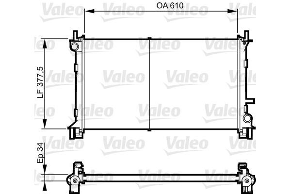 Su Radyatörü  BMW 8 Serisi Coupe (G15)(2018->)  VALEO 732735