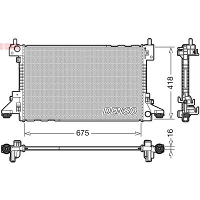 Su Radyatörü  DENSO DRM20006