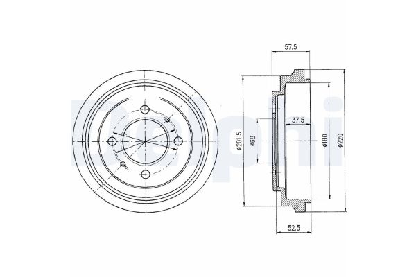 Kampana Arka Sağ veya Sol DELPHI BF336