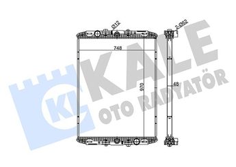 Su Radyatörü  KALE 350190  1330F8 76449 0076449 393435 0393435 1288560 1617342 1858768