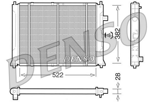 Su Radyatörü  DENSO DRM24014