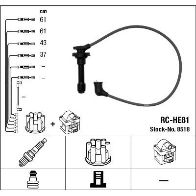 Buji Kablosu  DODUCO 7827